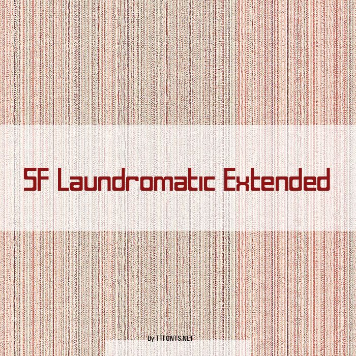 SF Laundromatic Extended example